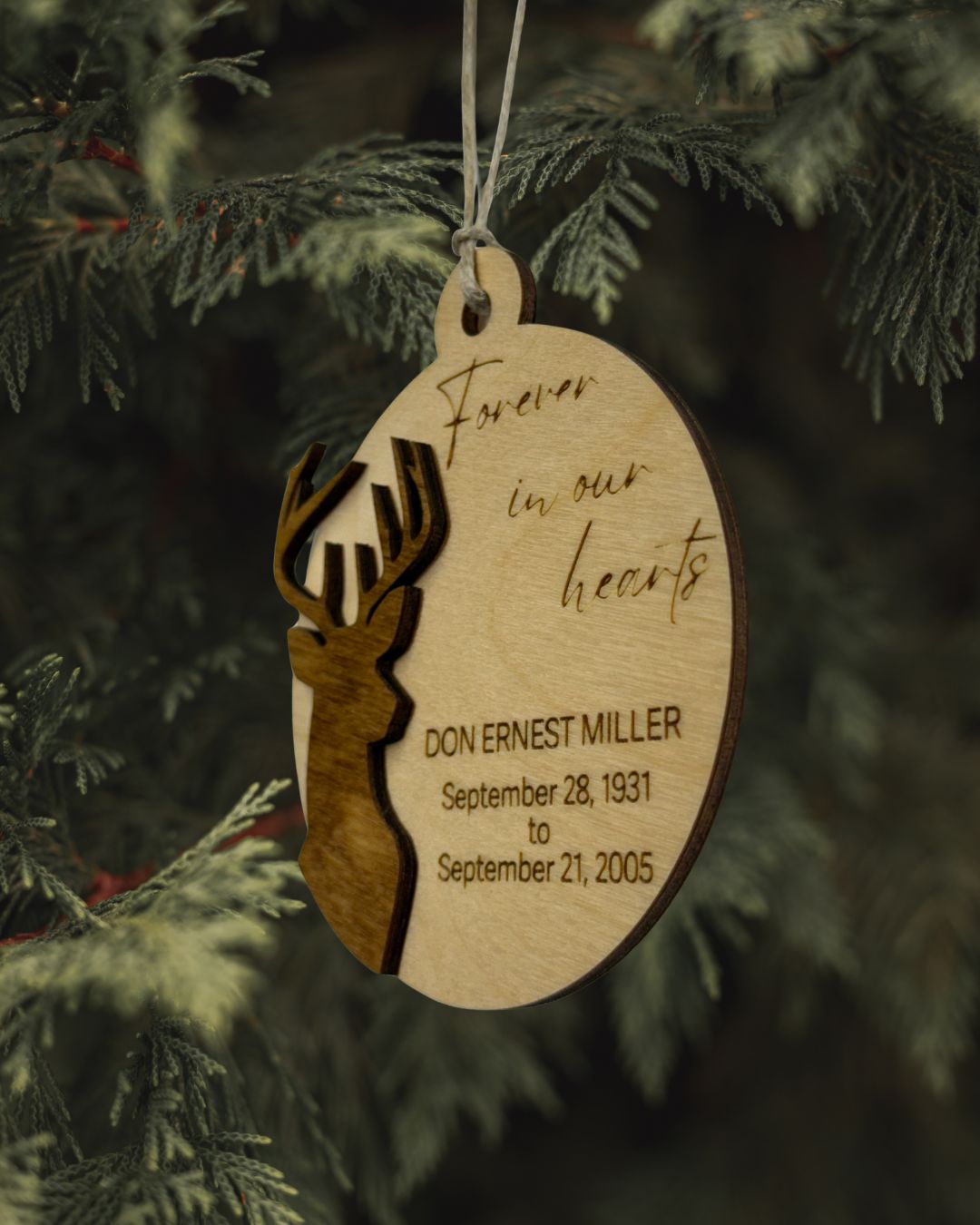 Memorial Ornament - White-Tailed Deer