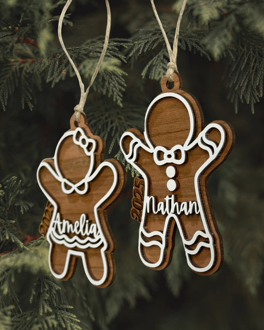 Gingerbread Ornaments - Personalized