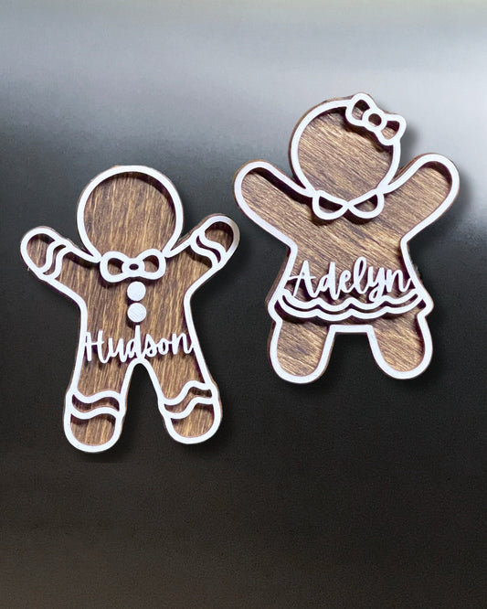 Gingerbread Magnets - Personalized