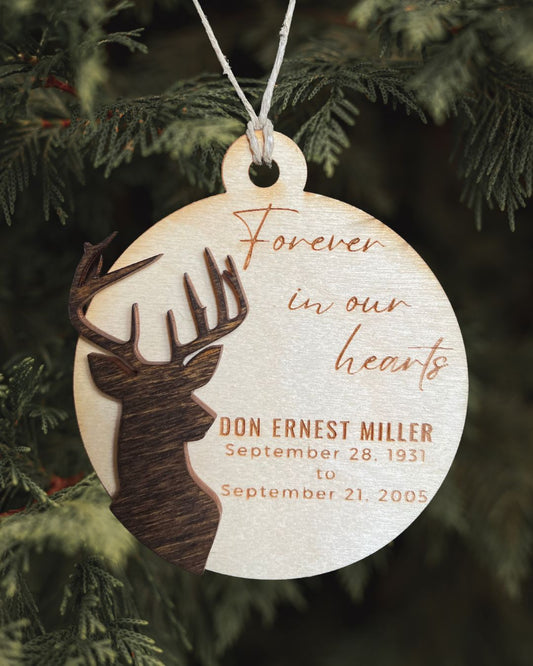 Memorial Ornament - White-Tailed Deer