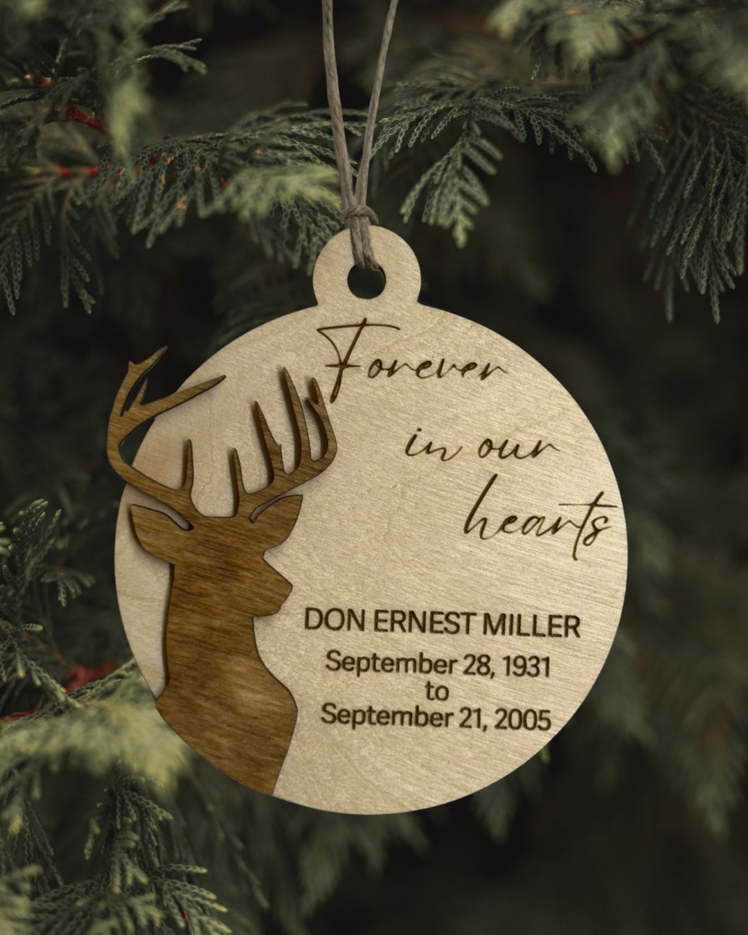 Memorial Ornament - White-Tailed Deer