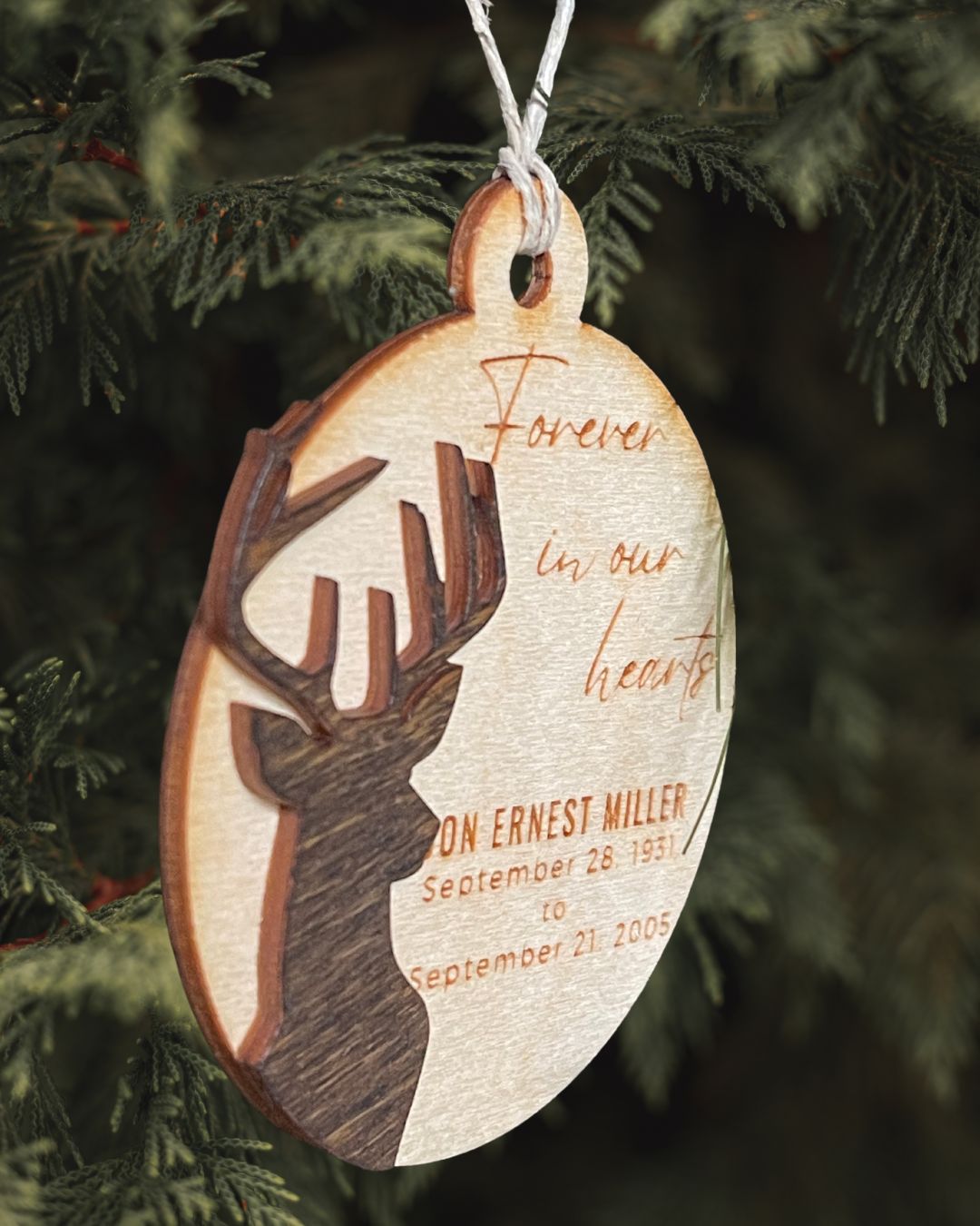 Memorial Ornament - White-Tailed Deer