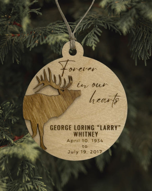 Memorial Ornament - Elk