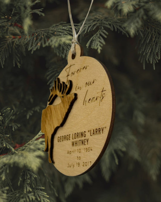 Memorial Ornament - Elk