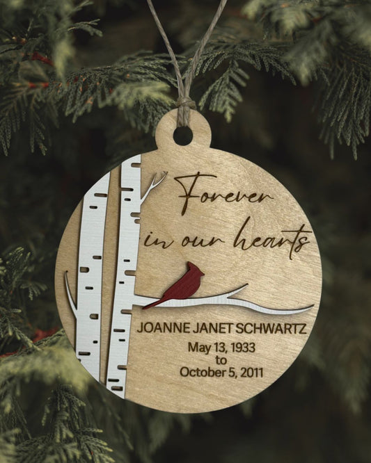 Memorial Ornament - Cardinal