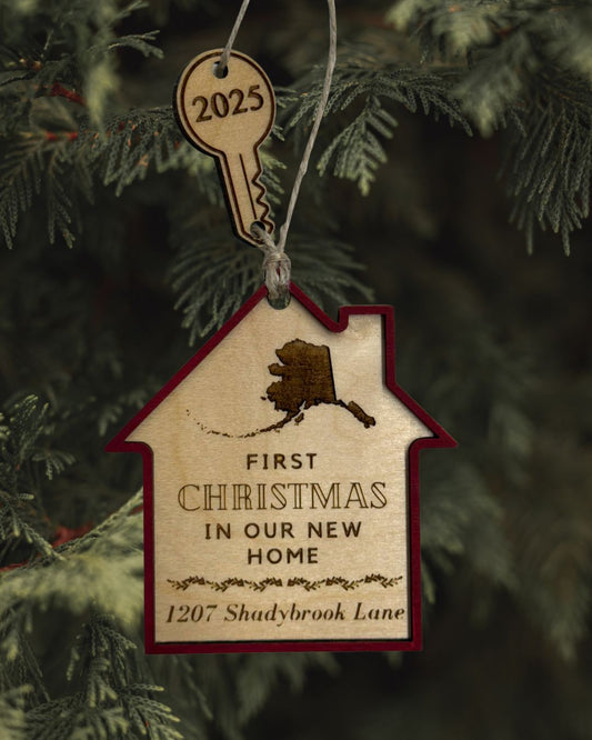 First Christmas in Our New Home Ornament